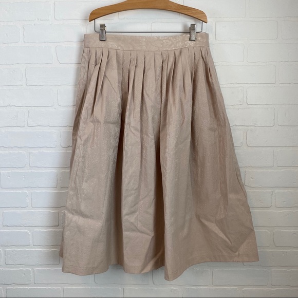 ASOS Dresses & Skirts - ASOS Animal Print Full Skirt with Metallic Thread